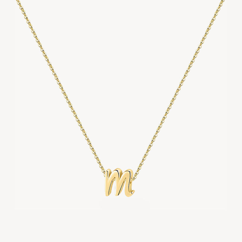 14K Lowercase Initial Charm