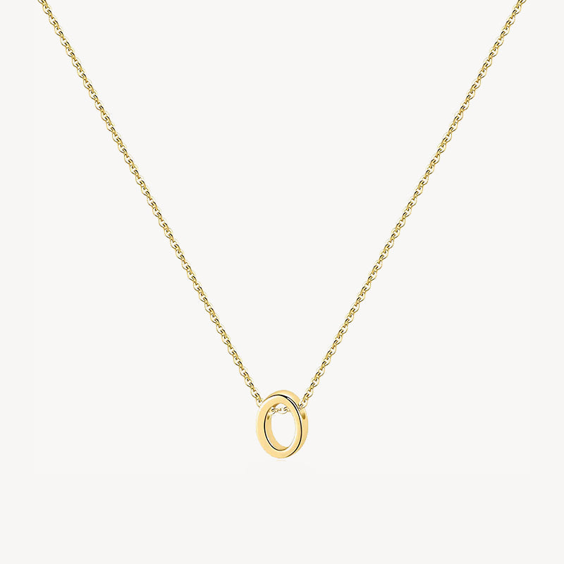 14K Lowercase Initial Charm