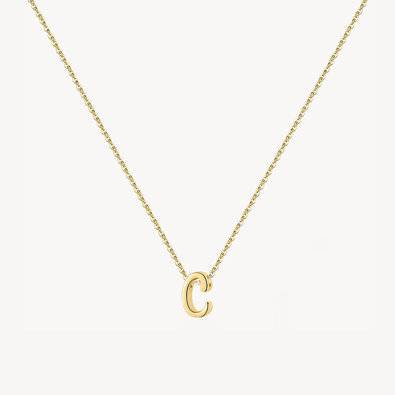 14K Lowercase Initial Charm