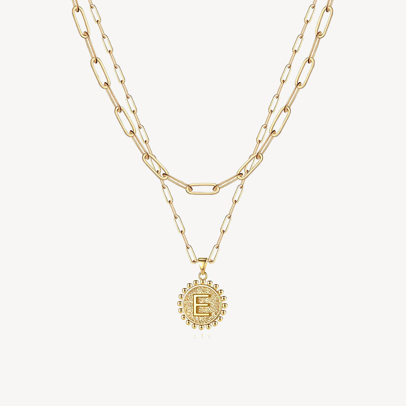 Initial Layered Necklace