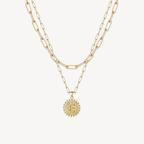 Initial Layered Necklace