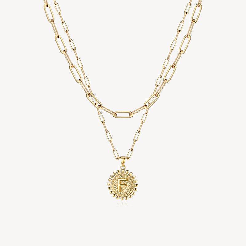 Initial Layered Necklace