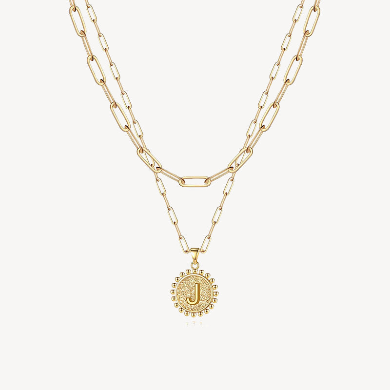 Initial Layered Necklace
